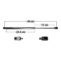 AMORTIGUADOR COFRE F-350 FORD 22070