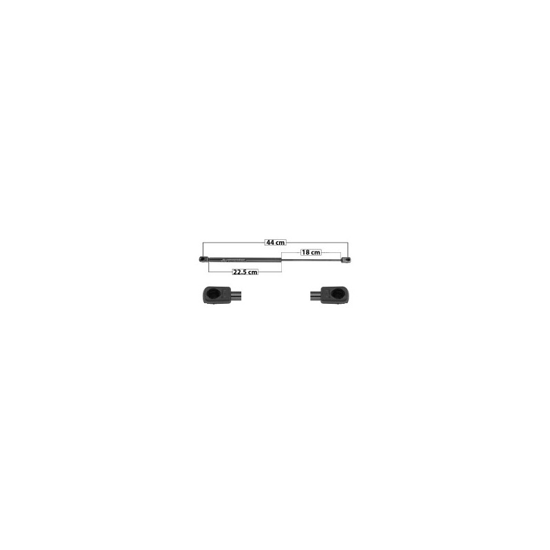 AMORTIGUADOR COFRE LIBERTY JEEP 60016