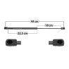 AMORTIGUADOR COFRE LIBERTY JEEP 60016
