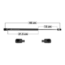 AMORTIGUADOR COFRE LOBO FORD 60325