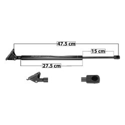 AMORTIGUADOR 5TA PUERTA GRAND CHEROKEE JEEP 1125