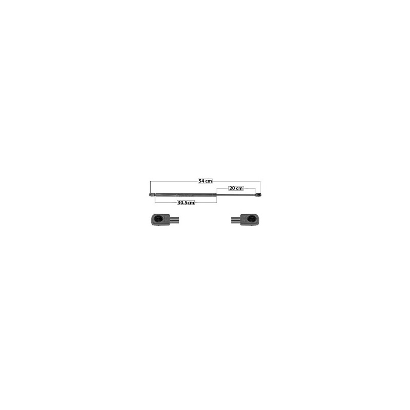 AMORTIGUADOR 5TA PUERTA MERIVA CHEVROLET 60043