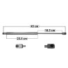 AMORTIGUADOR VIDRIO TRASERO LIBERTY JEEP 18479
