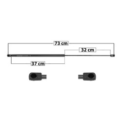 AMORTIGUADOR COFRE BORA VOLKSWAGEN 33442