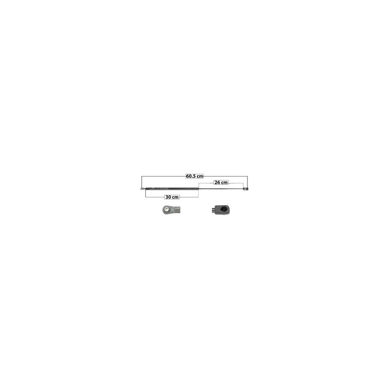 AMORTIGUADOR VIDRIO TRASERO BLAZER (S10) CHEVROLET 60328