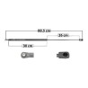AMORTIGUADOR VIDRIO TRASERO BLAZER (S10) CHEVROLET 60328