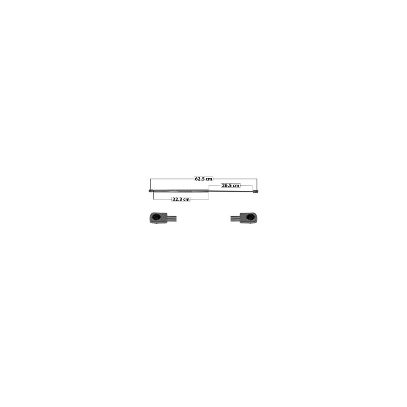 AMORTIGUADOR 5TA PUERTA FIESTA FORD 60092