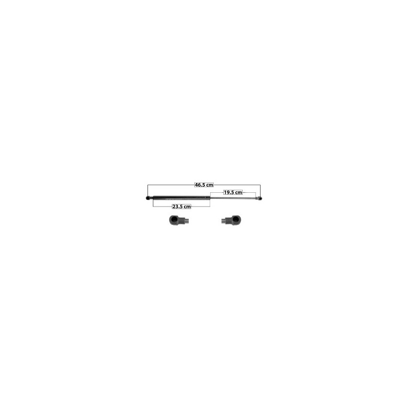 AMORTIGUADOR 5TA PUERTA CROSSFOX VOLKSWAGEN 35129