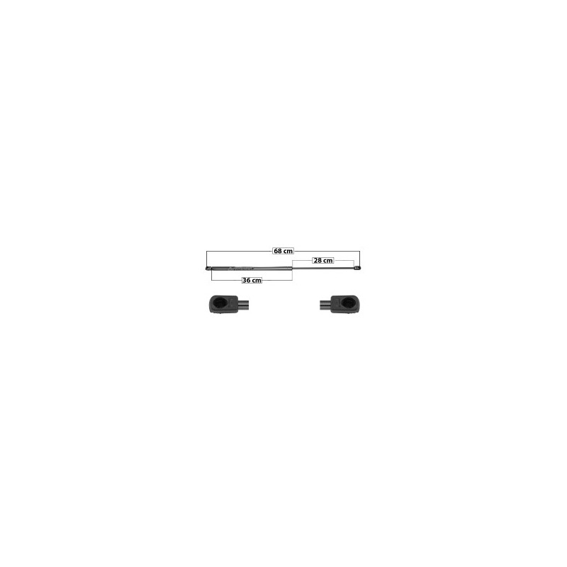 AMORTIGUADOR COFRE BEETLE VOLKSWAGEN 60013