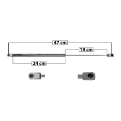 AMORTIGUADOR VIDRIO TRASERO GRAND CHEROKEE JEEP 33413