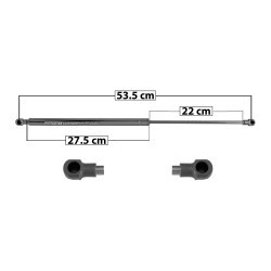AMORTIGUADOR 5TA PUERTA X-TRAIL NISSAN 33433