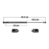 AMORTIGUADOR VIDRIO TRASERO BLAZER (S10) CHEVROLET 33494