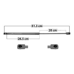 AMORTIGUADOR 5TA PUERTA GRAND CHEROKEE JEEP 60333