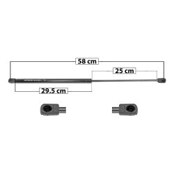 AMORTIGUADOR COFRE MINI COOPER MINI 50769