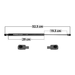 AMORTIGUADOR 5TA PUERTA TRAVERSE CHEVROLET 49034