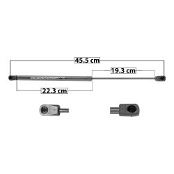 AMORTIGUADOR COFRE 200C CHRYSLER 50887