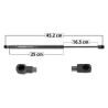 AMORTIGUADOR COFRE RAM DODGE 50931