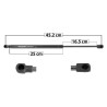 AMORTIGUADOR COFRE RAM DODGE 50931