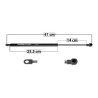 AMORTIGUADOR VIDRIO TRASERO QX56 INFINITI 33421