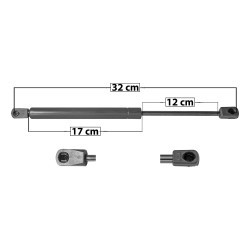 AMORTIGUADOR COFRE ESCAPE FORD 35107