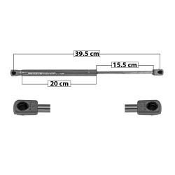AMORTIGUADOR COFRE MAXIMA NISSAN 51076