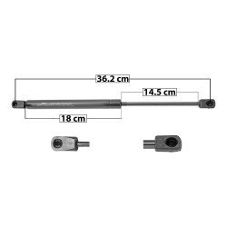 AMORTIGUADOR COFRE F-150 FORD 60339