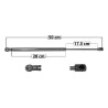AMORTIGUADOR COFRE TAURUS FORD 35114