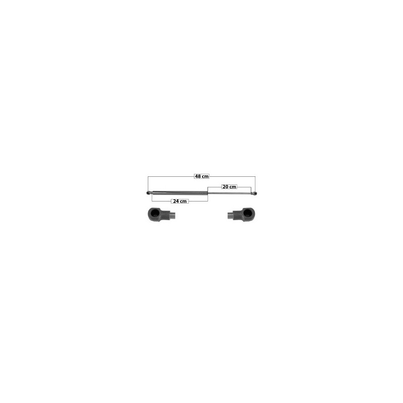 AMORTIGUADOR 5TA PUERTA CAPTUR RENAULT 60118