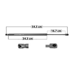 AMORTIGUADOR 5TA PUERTA LIBERTY JEEP 50915