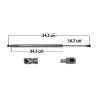 AMORTIGUADOR 5TA PUERTA LIBERTY JEEP 50915