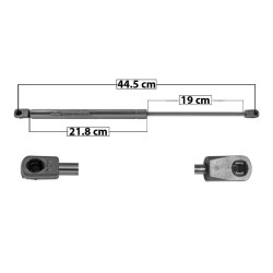 AMORTIGUADOR VIDRIO TRASERO EXPLORER FORD 60182