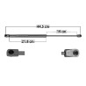 AMORTIGUADOR VIDRIO TRASERO EXPLORER FORD 60182