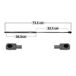 AMORTIGUADOR COFRE GOLF VOLKSWAGEN 51204