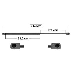 AMORTIGUADOR 5TA PUERTA A3 AUDI 50946