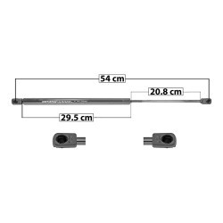AMORTIGUADOR COFRE TOUAREG VOLKSWAGEN 50790