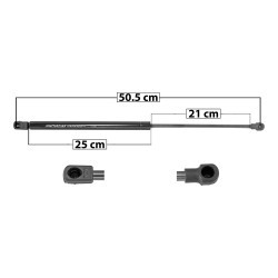 AMORTIGUADOR 5TA PUERTA RIO KIA 50833