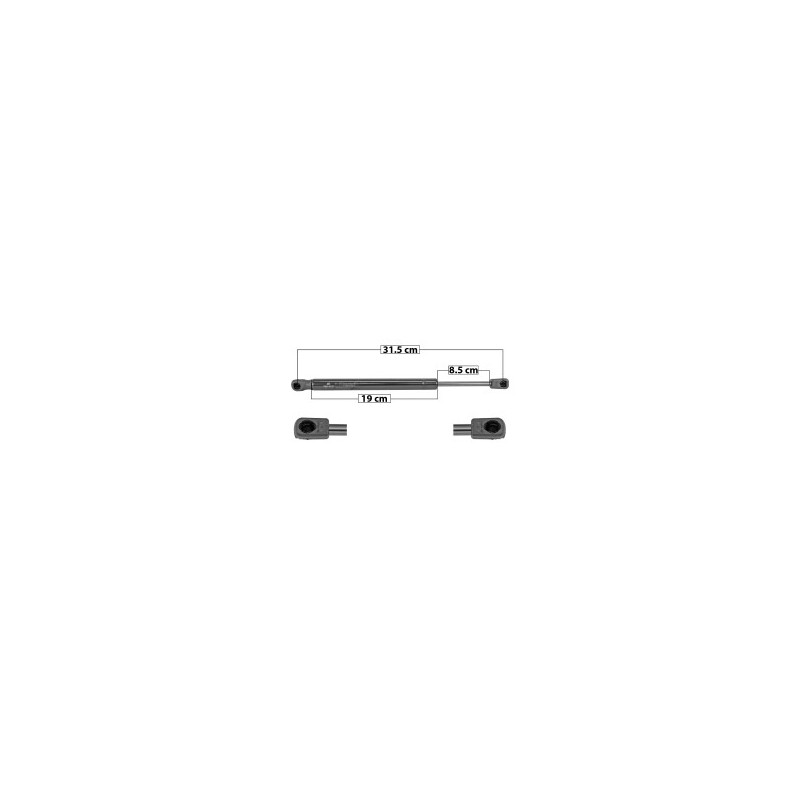 AMORTIGUADOR COFRE EVOQUE LAND ROVER 60117
