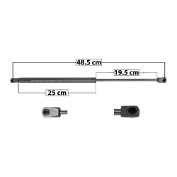 AMORTIGUADOR VIDRIO TRASERO QUEST NISSAN 33429