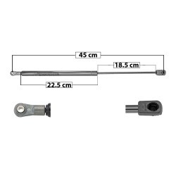 AMORTIGUADOR VIDRIO TRASERO EXPEDITION FORD 60168