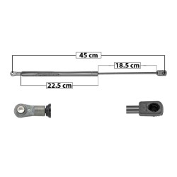 AMORTIGUADOR VIDRIO TRASERO EXPEDITION FORD 60168